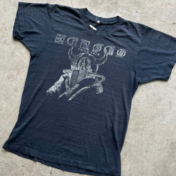Vintage 1979 Kansas Tour T-Shirt Medium - Picture 2 of 10